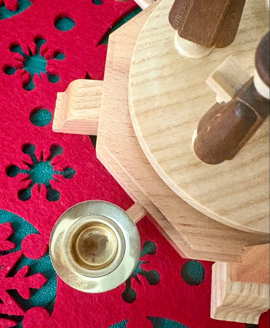 ドイツ　木製　クリスマスピラミッド