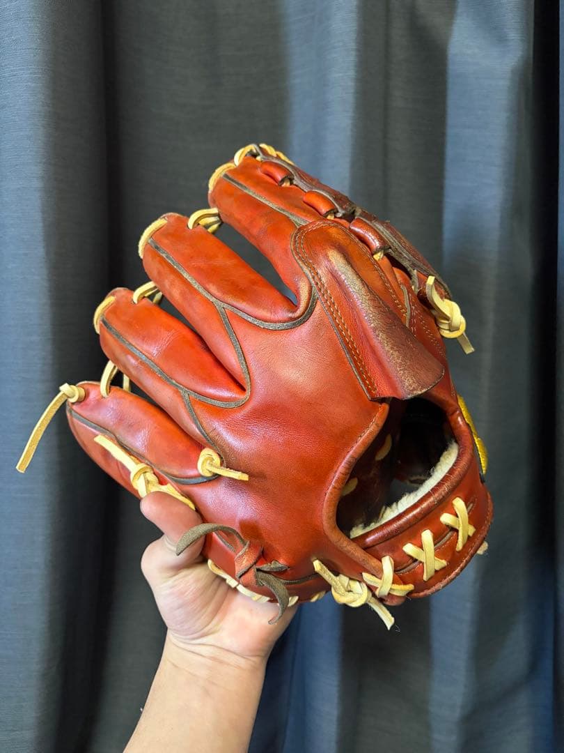 ミズノプロ 硬式オーダー投手用グローブ 良型‼️ 即戦力‼️ 耕作印あり