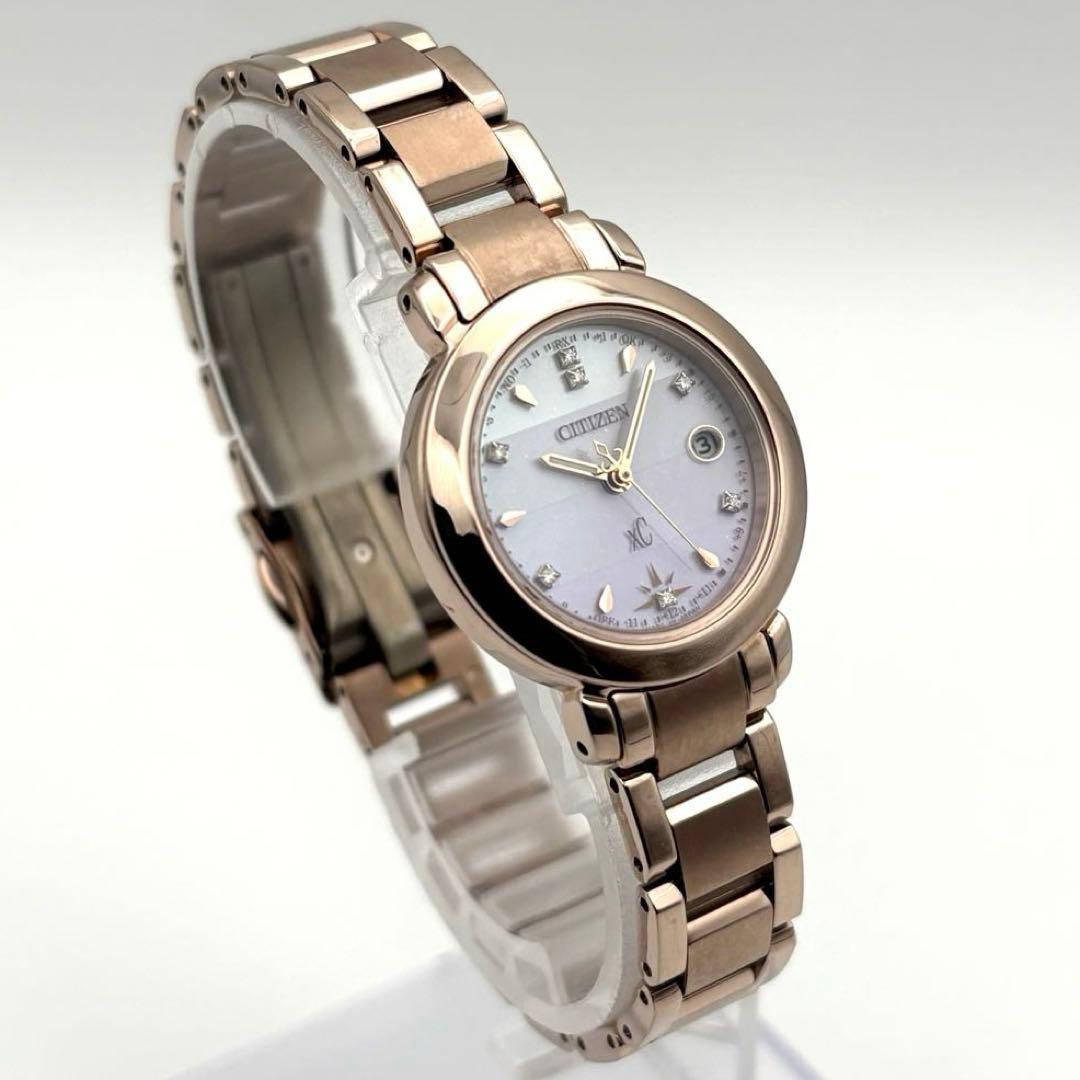 定価13.2万 CITIZEN xC 7Pダイヤ エコドライブ レディース腕時計