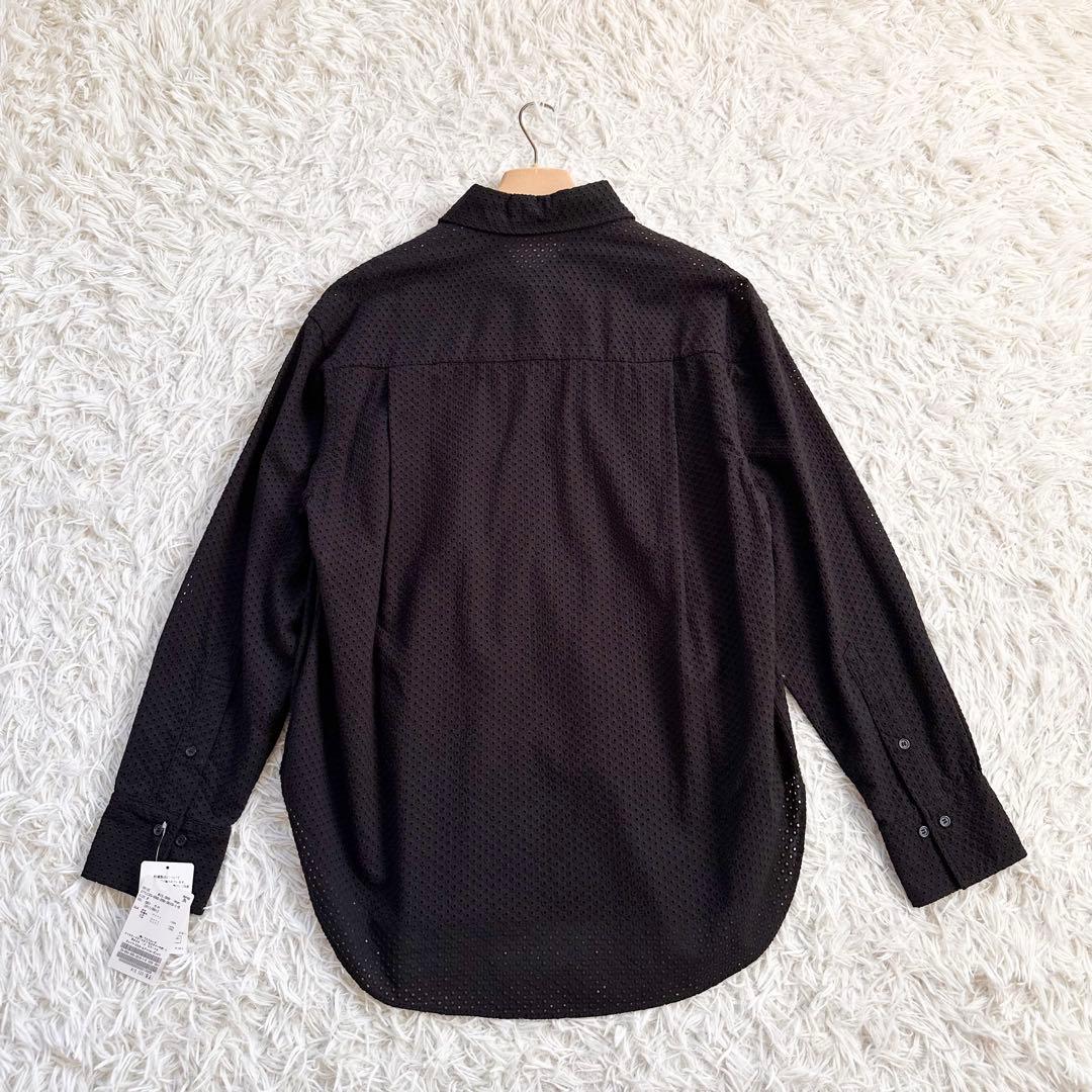 【タグ付き♡未使用】スピックアンドスパン　カットワークスモールドットルーズシャツ