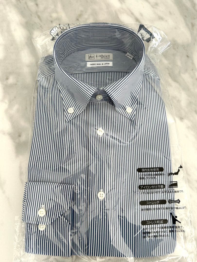 【又7】ワイシャツ　長袖　5枚セット　i-shirt ノーアイロン