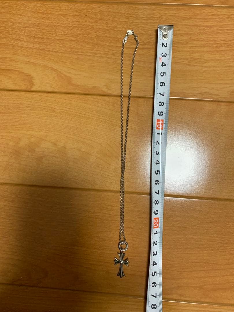 クロムハーツクロスペンダントネックレス 約50cm