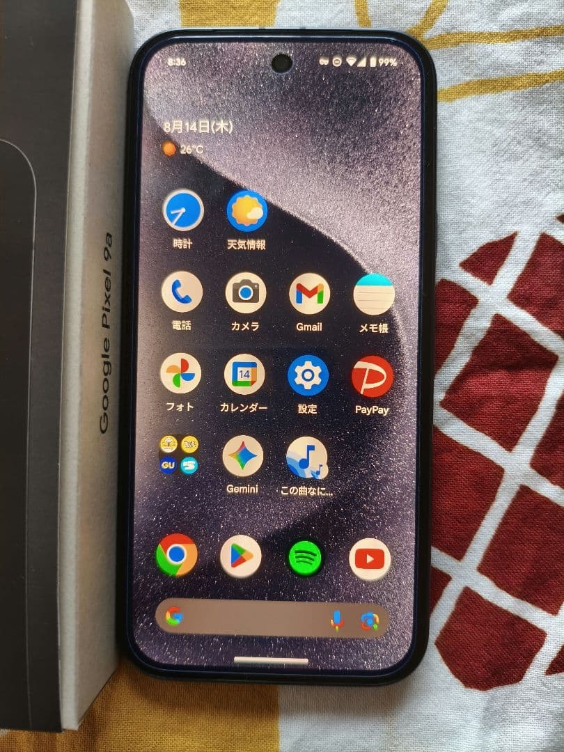 Google Pixel 9a 128GB Obsidian 黒