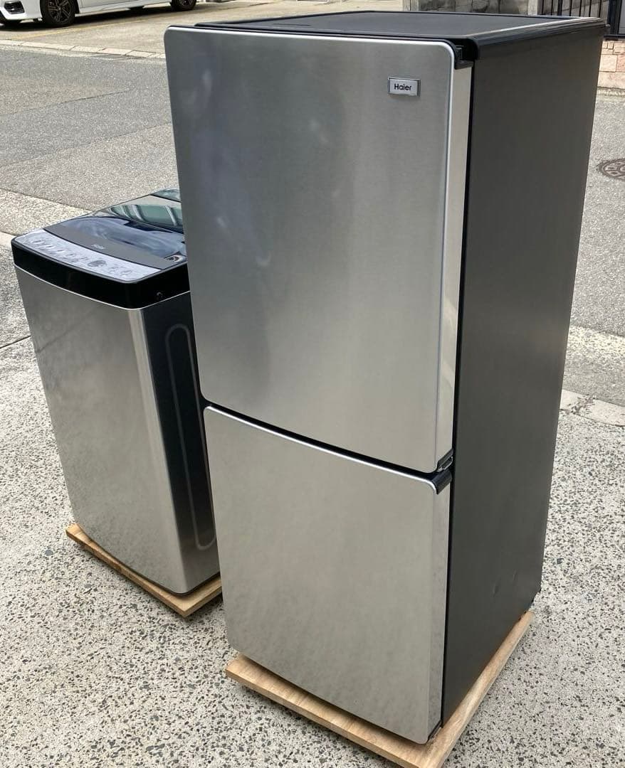 ハイアール 冷蔵庫 洗濯機 レンジ 一人暮らしセット シルバー ブラック 3点