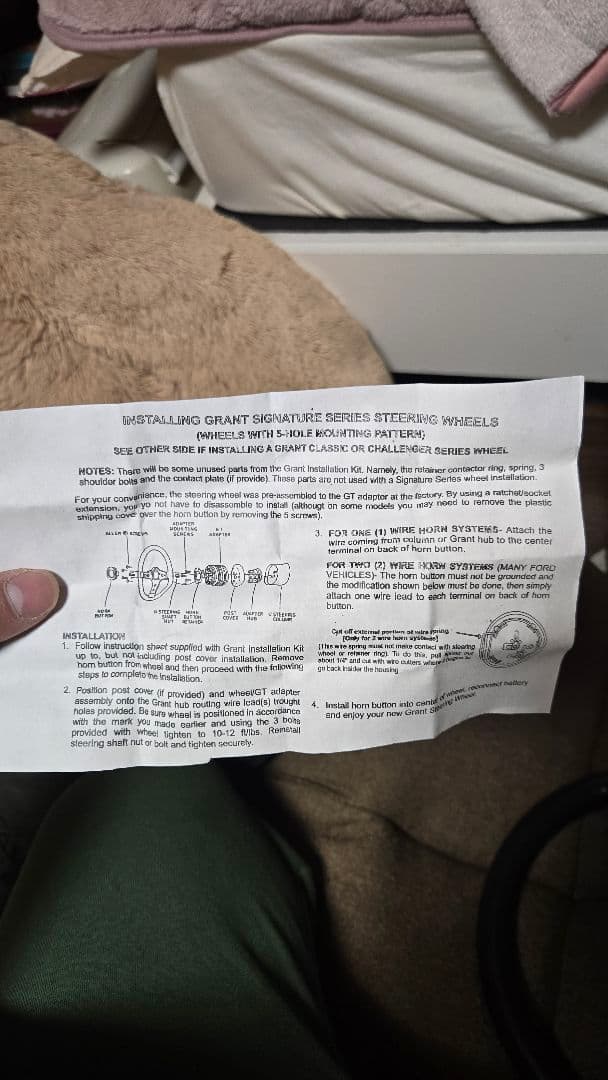 grant製　小径ステアリング 未使用！