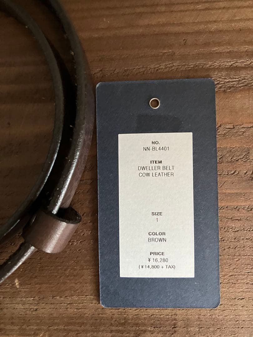 nonnative レザーベルト