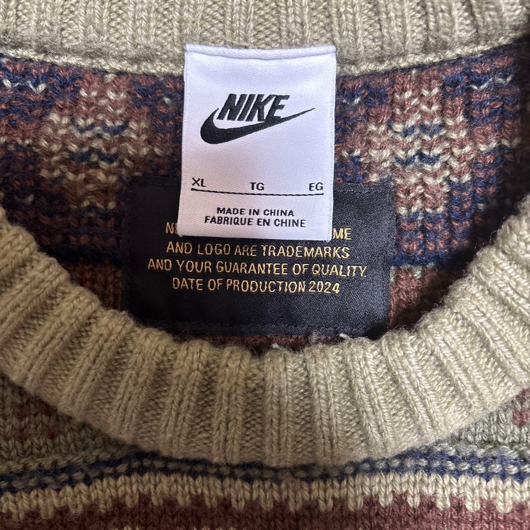 【希少】NIKEフェアアイルニット　セーター