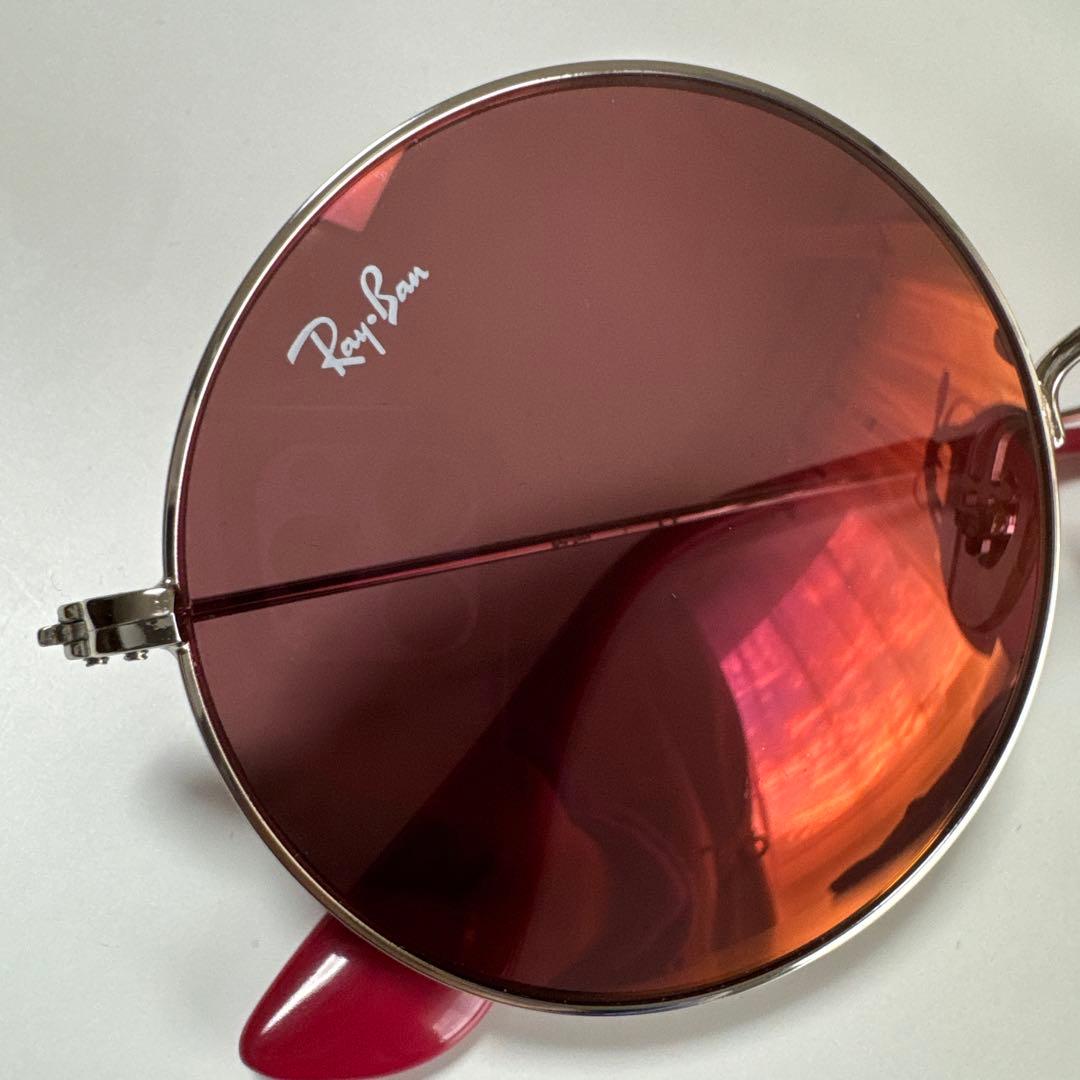 【極美品】Ray-Ban RB3592 ラウンド ピンク 生産終了 希少品