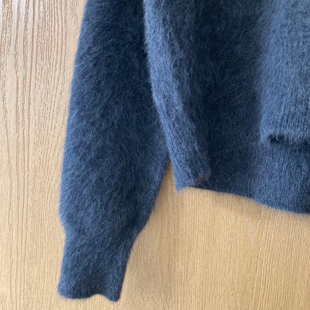 プルミエアロンディスモン FOXアルパカクルーネックニット　2024AW