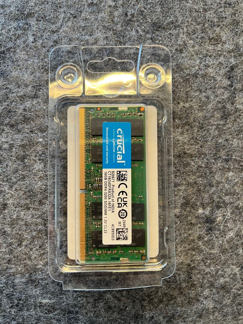 メモリー Crucial DDR4-3200 16GB SODIMM