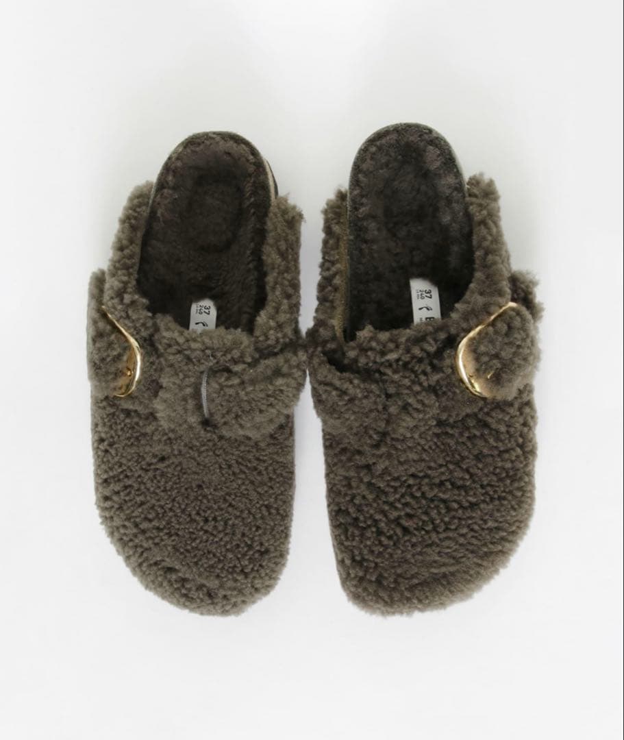 BOSTON BIG BUCKLE TEDDY グレー