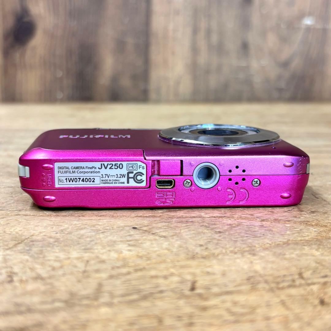 富士フイルム FUJIFILM FINEPIX JV250デジカメ ピンク