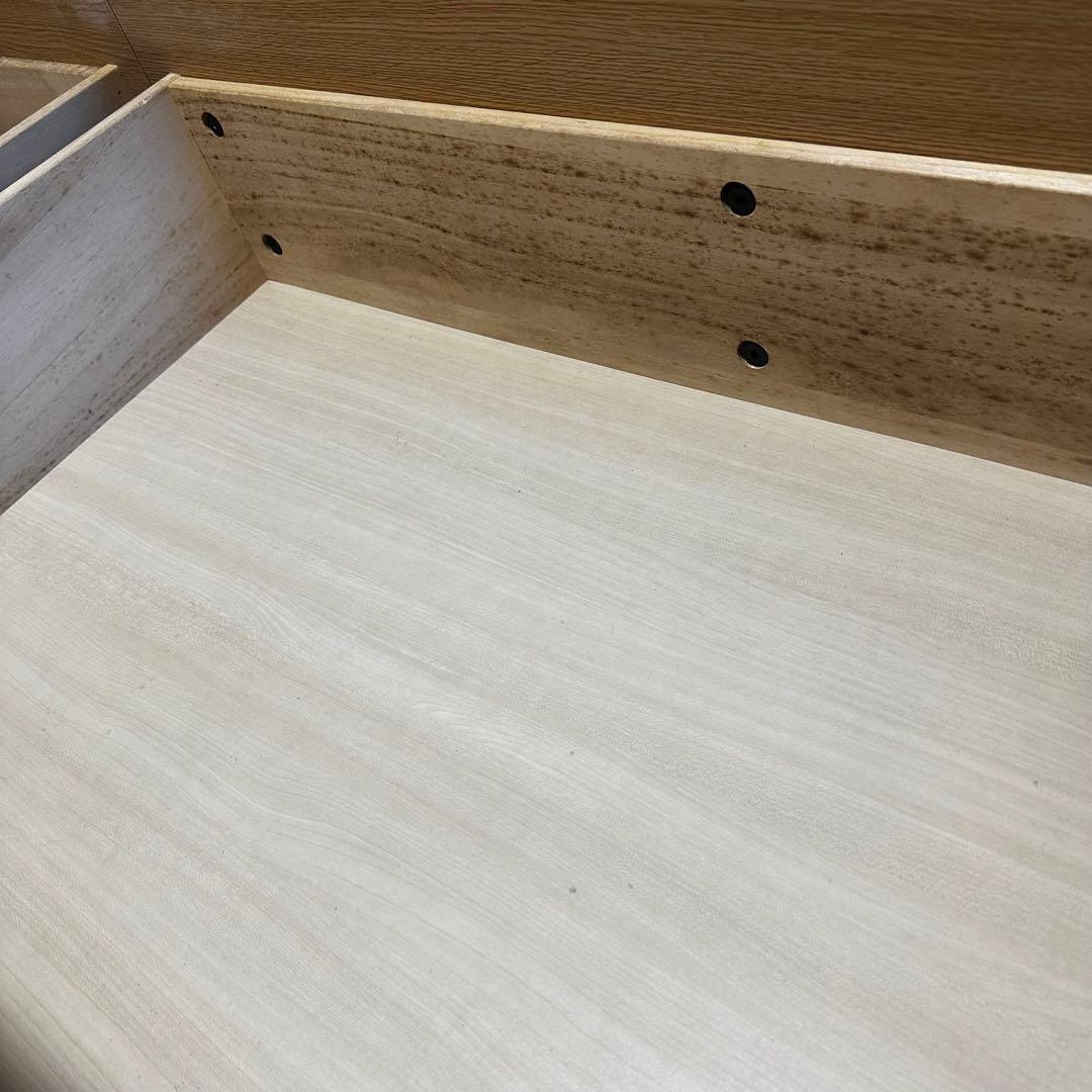 【廃盤品】無印良品 収納ベッド セミダブル オーク材 ※ 直接引渡しも可能