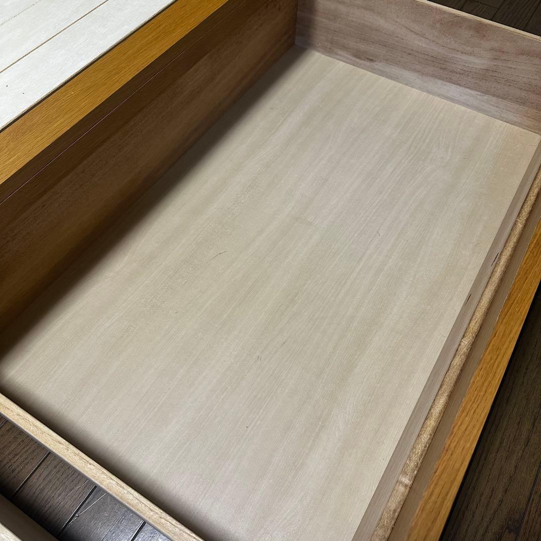 【廃盤品】無印良品 収納ベッド セミダブル オーク材 ※ 直接引渡しも可能