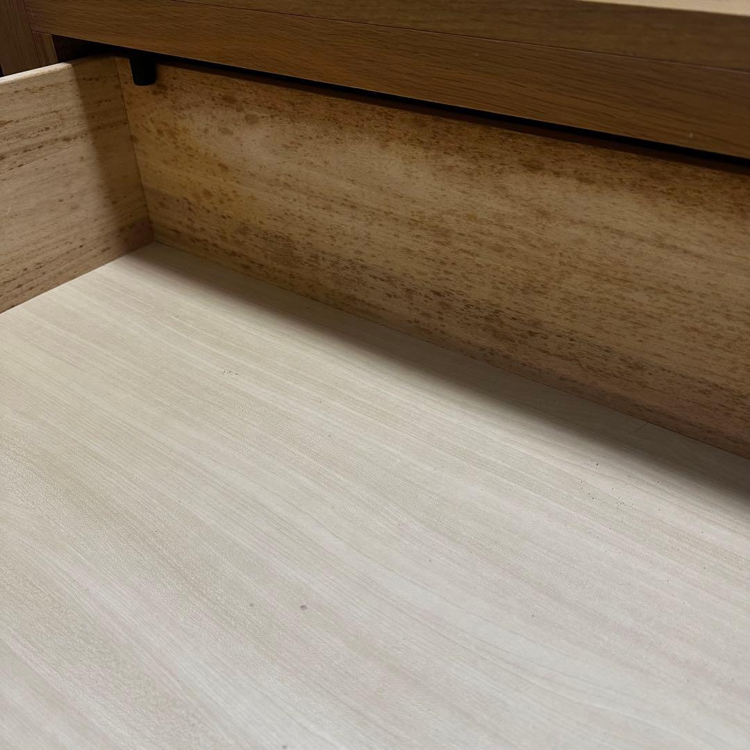 【廃盤品】無印良品 収納ベッド セミダブル オーク材 ※ 直接引渡しも可能