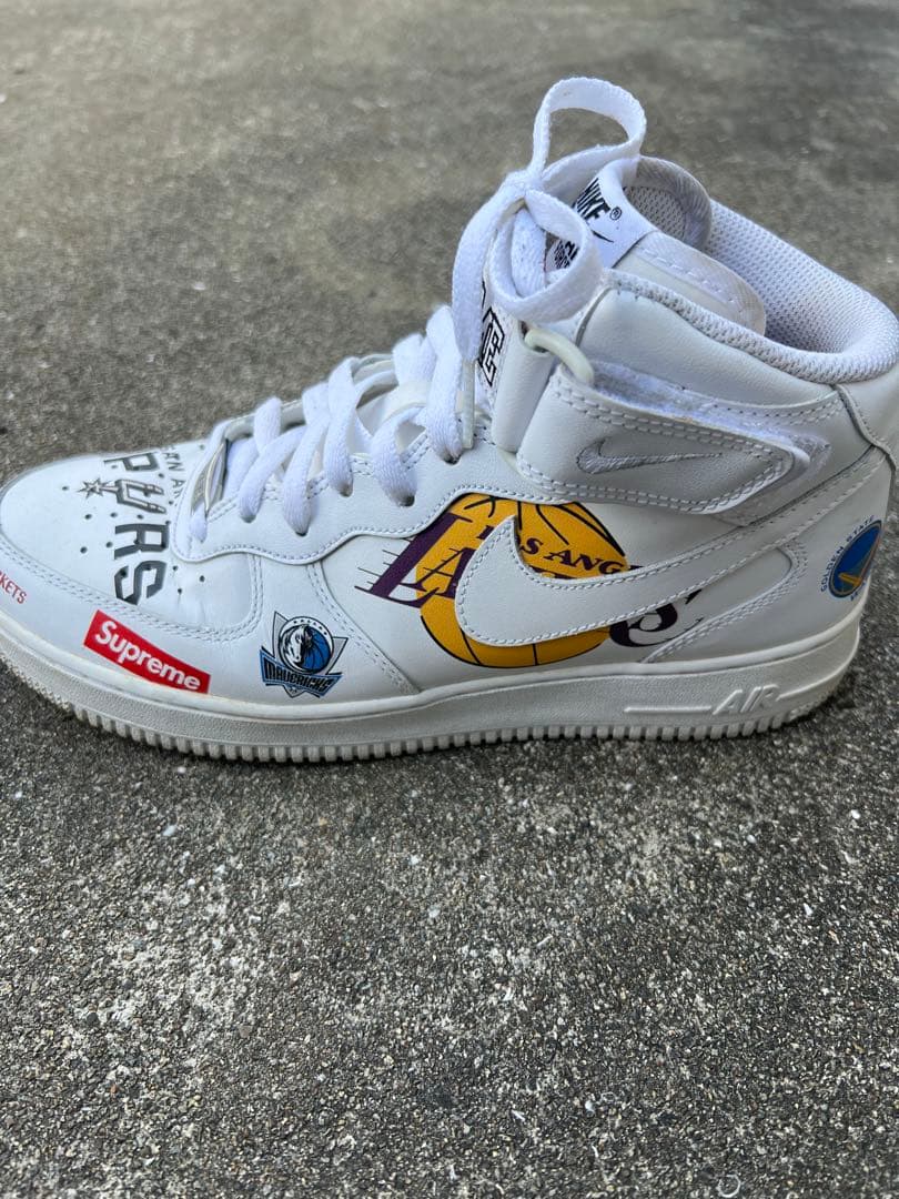 Supreme×NIKE×NBA コラボ Air Force1 ホワイト26cm