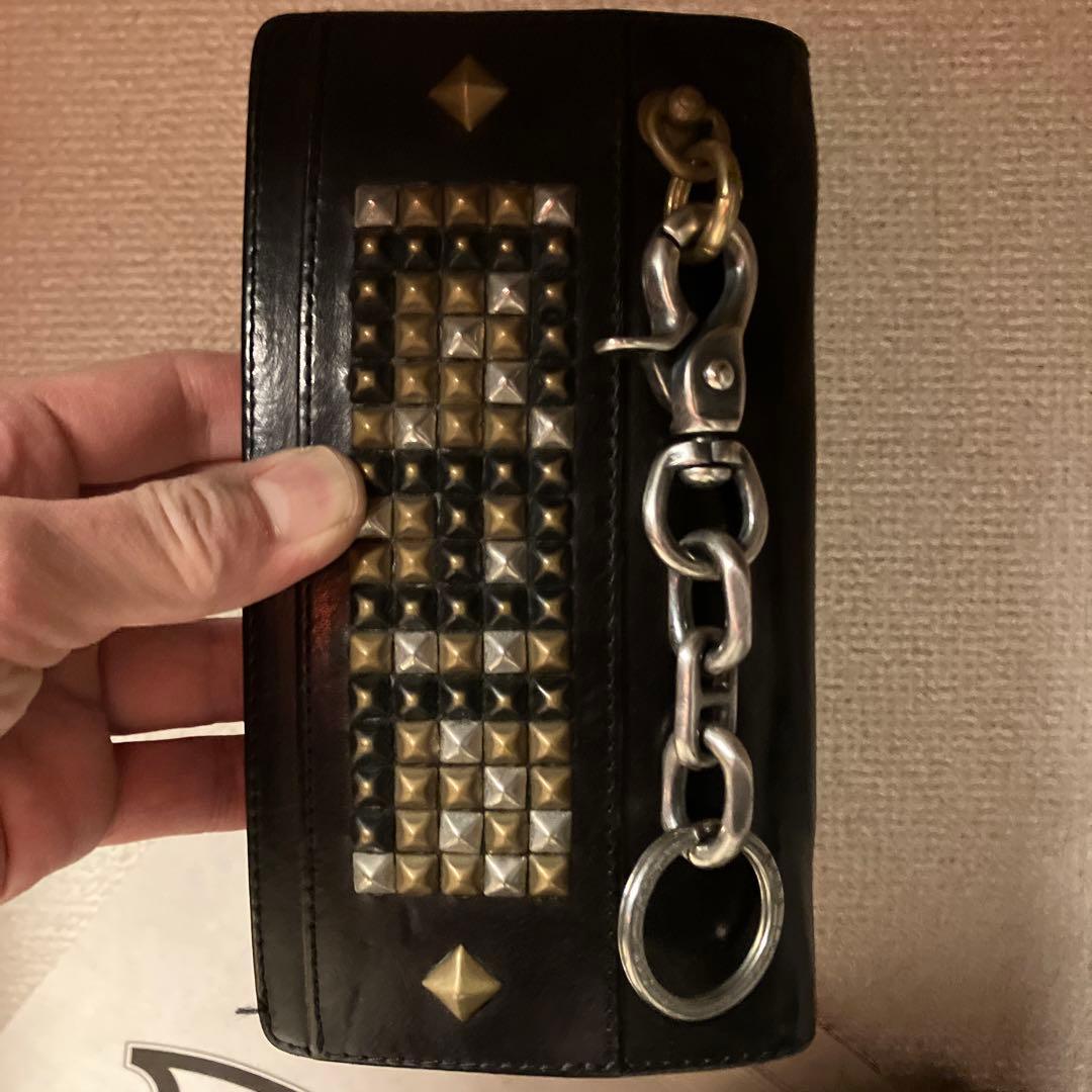 ブラス製　シルバーメッキキーチェーン　新品未使用！刻印入り二重リング付き