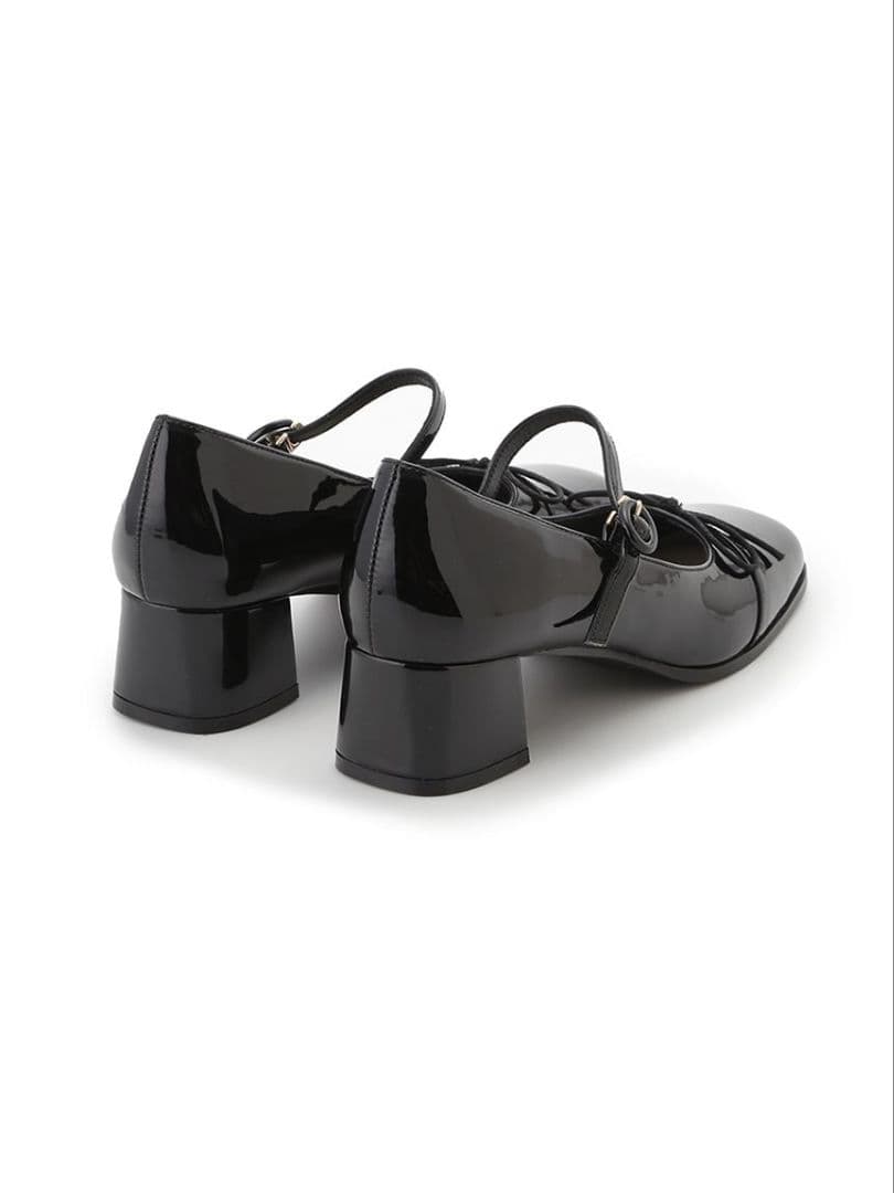 SNIDEL☓Chacottコラボ メリージェーンパンプス BLK