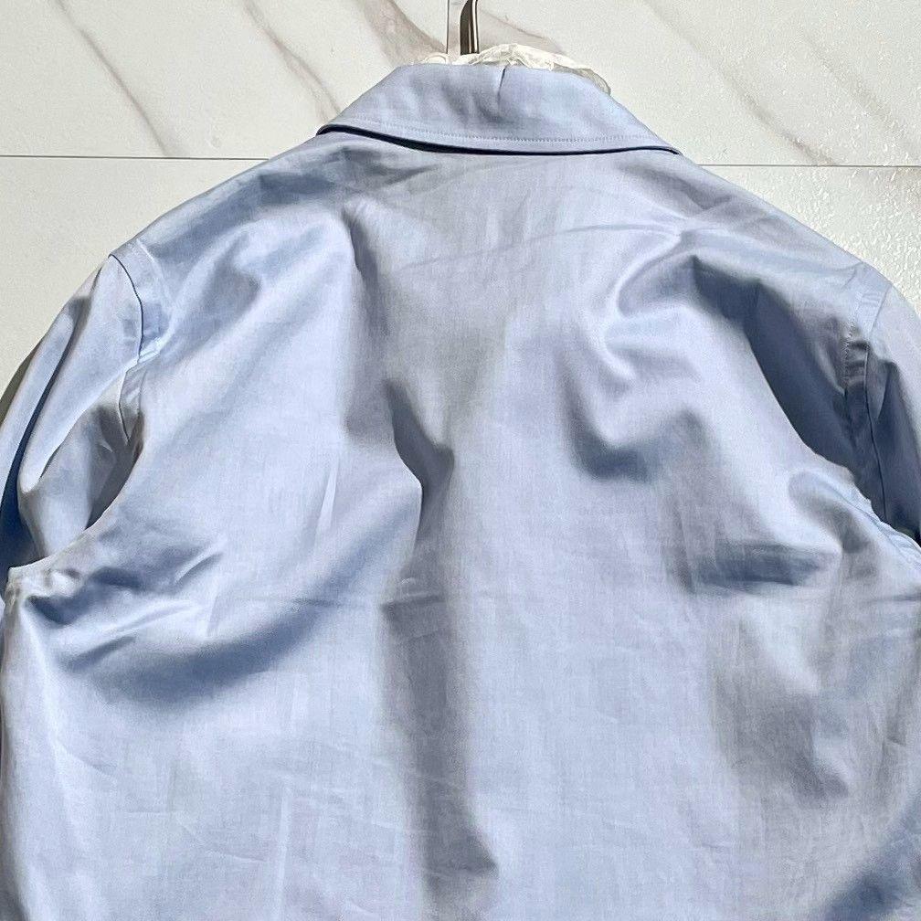 希少/リボンブローチ付き☆グッチ　長袖ブラウス　レース　38　イタリア製