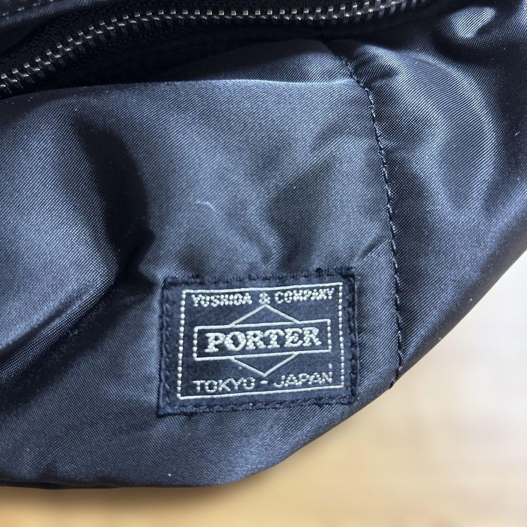 【美品】PORTERタンカー　ウェストバッグ　ブラック