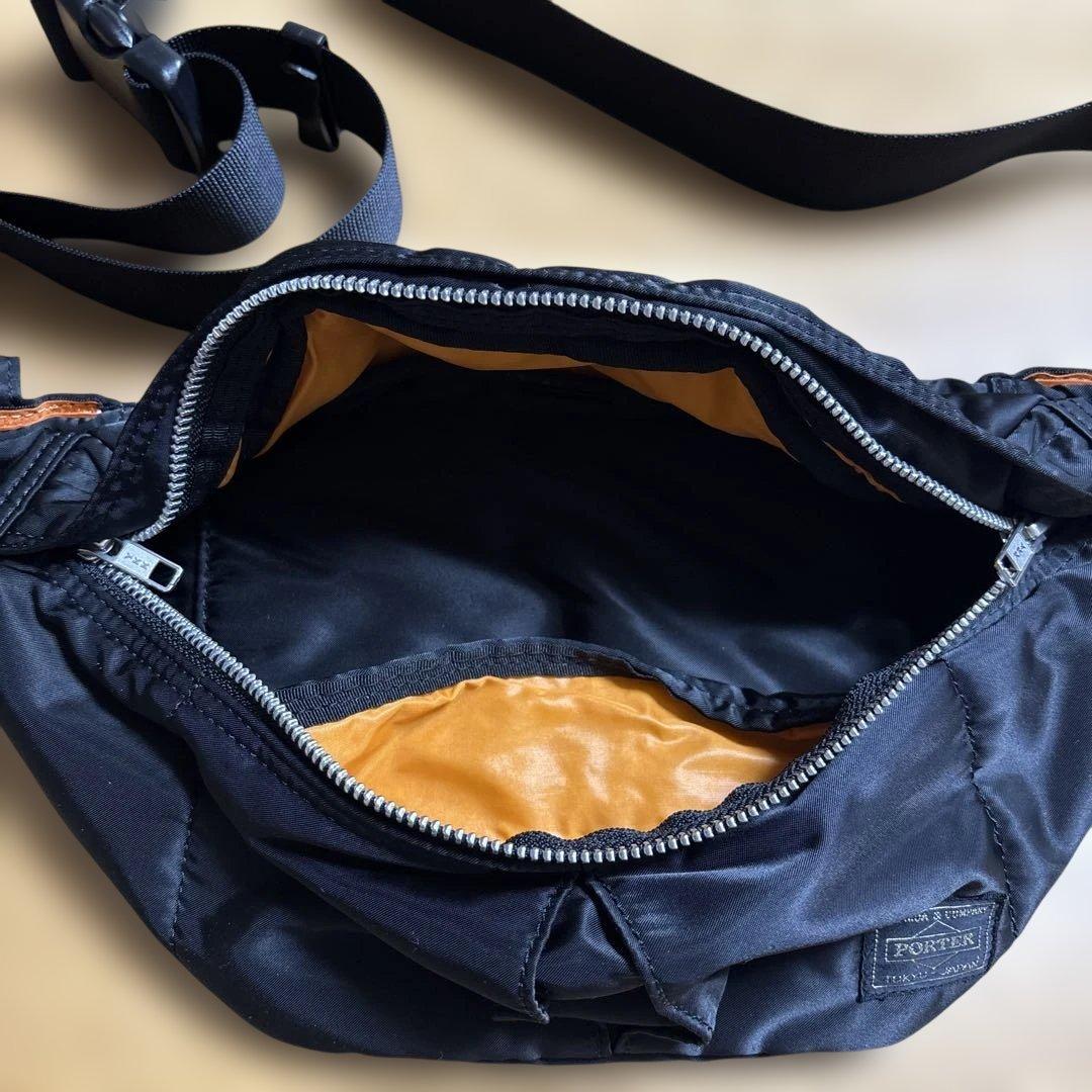 【美品】PORTERタンカー　ウェストバッグ　ブラック