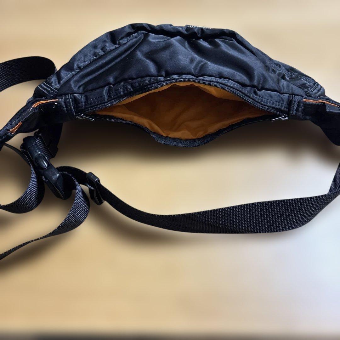 【美品】PORTERタンカー　ウェストバッグ　ブラック