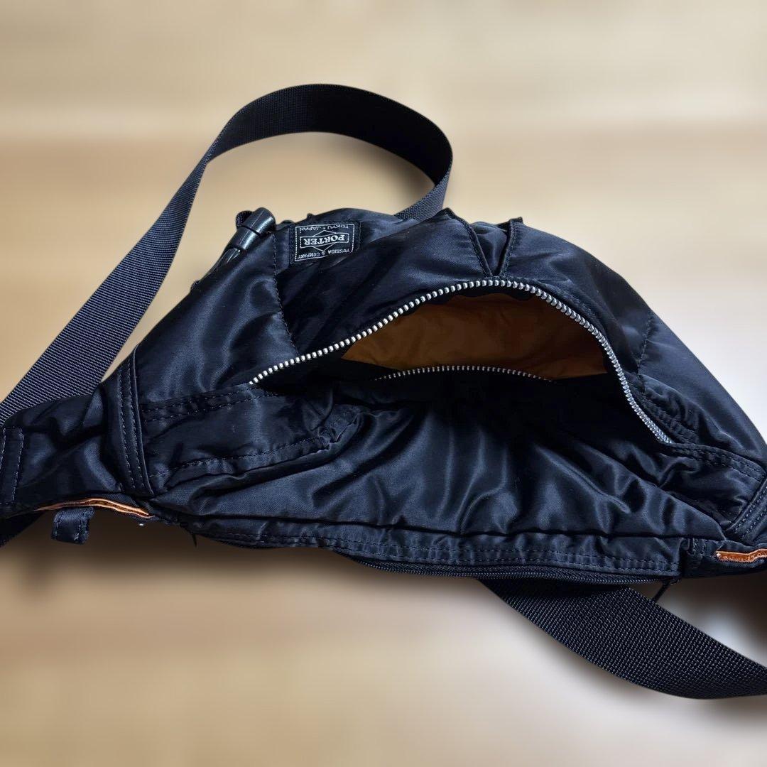 【美品】PORTERタンカー　ウェストバッグ　ブラック