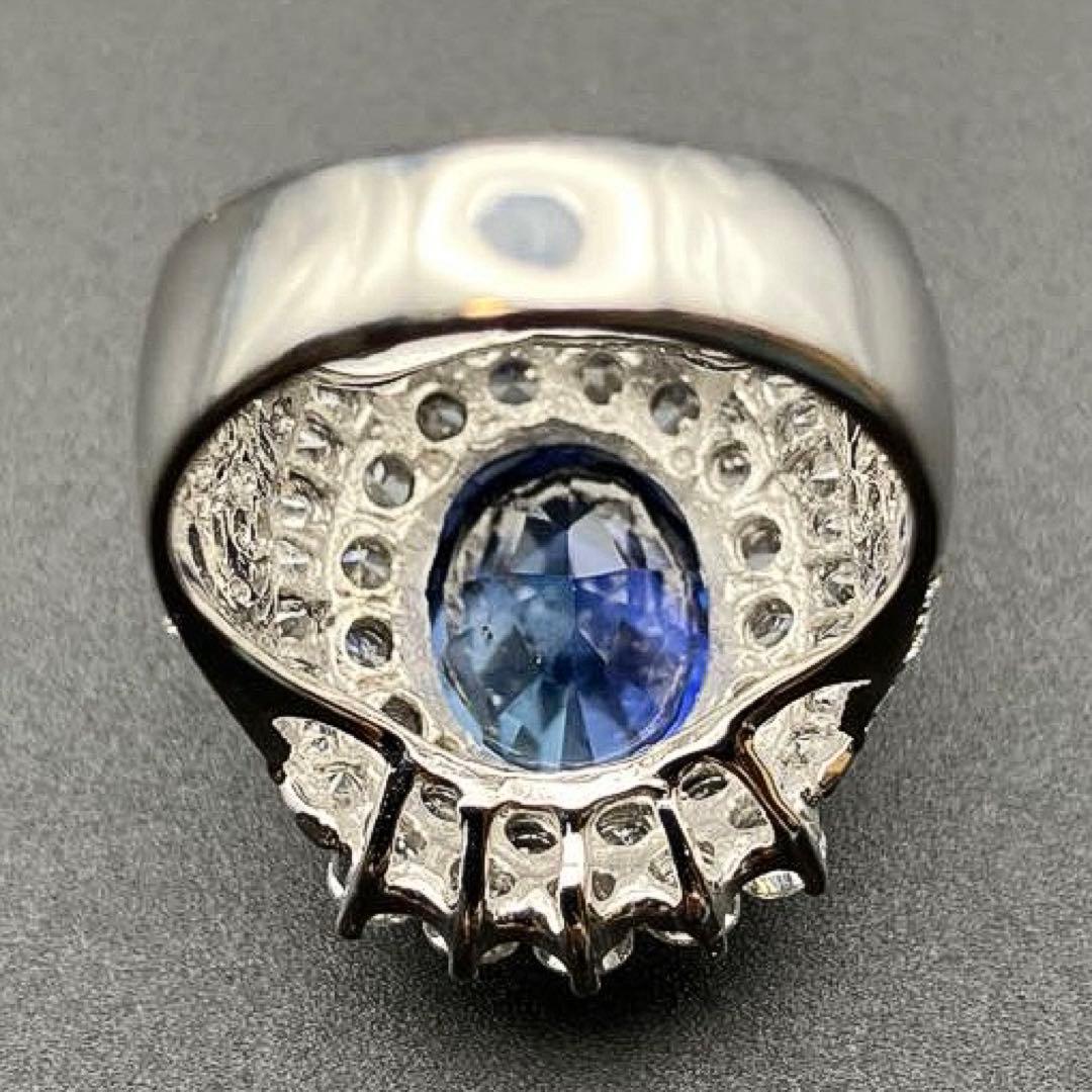 mimiスリランカ産 天然ブルーサファイア9CTサファイアSV925 指輪