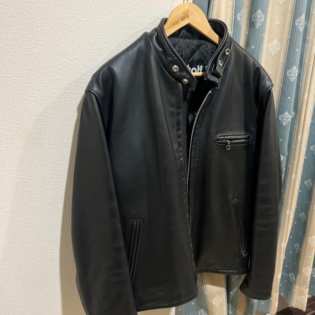 いいさん Schott シングルライダース