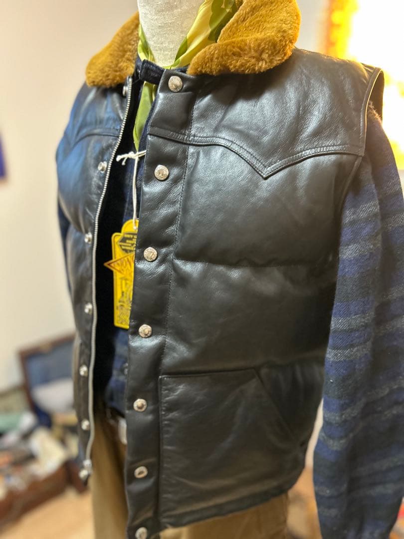 メ*8様 ¥132000 最高級品　リアルマッコイズ　ホースハイド　ダウンベスト