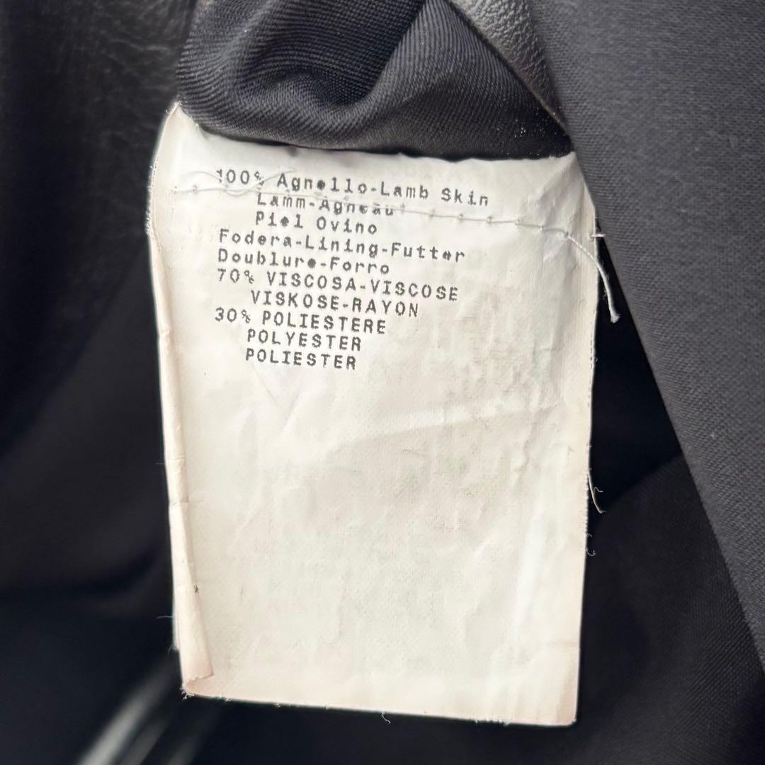 ジャケット・アウター emporio armani lamb leather jacket