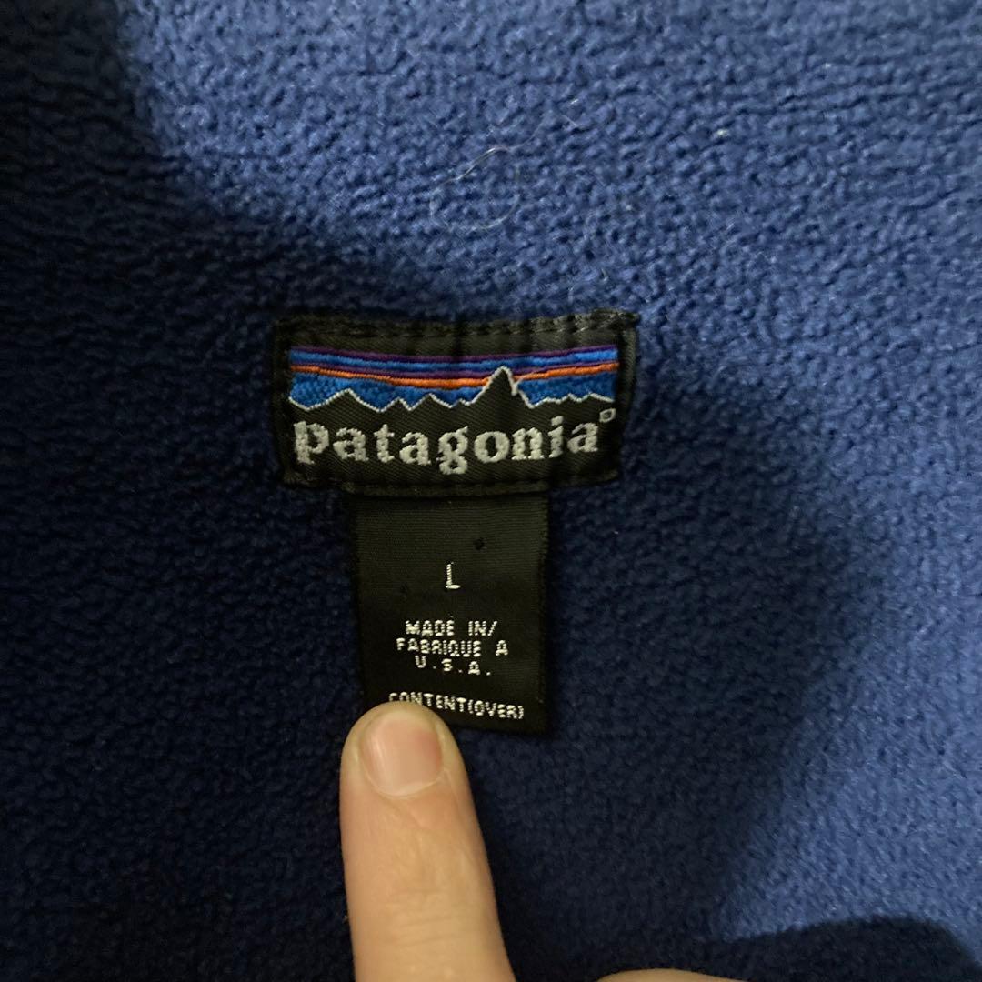 【90s usa製】Patagonia パタゴニア シェルドシンチラ ブラック