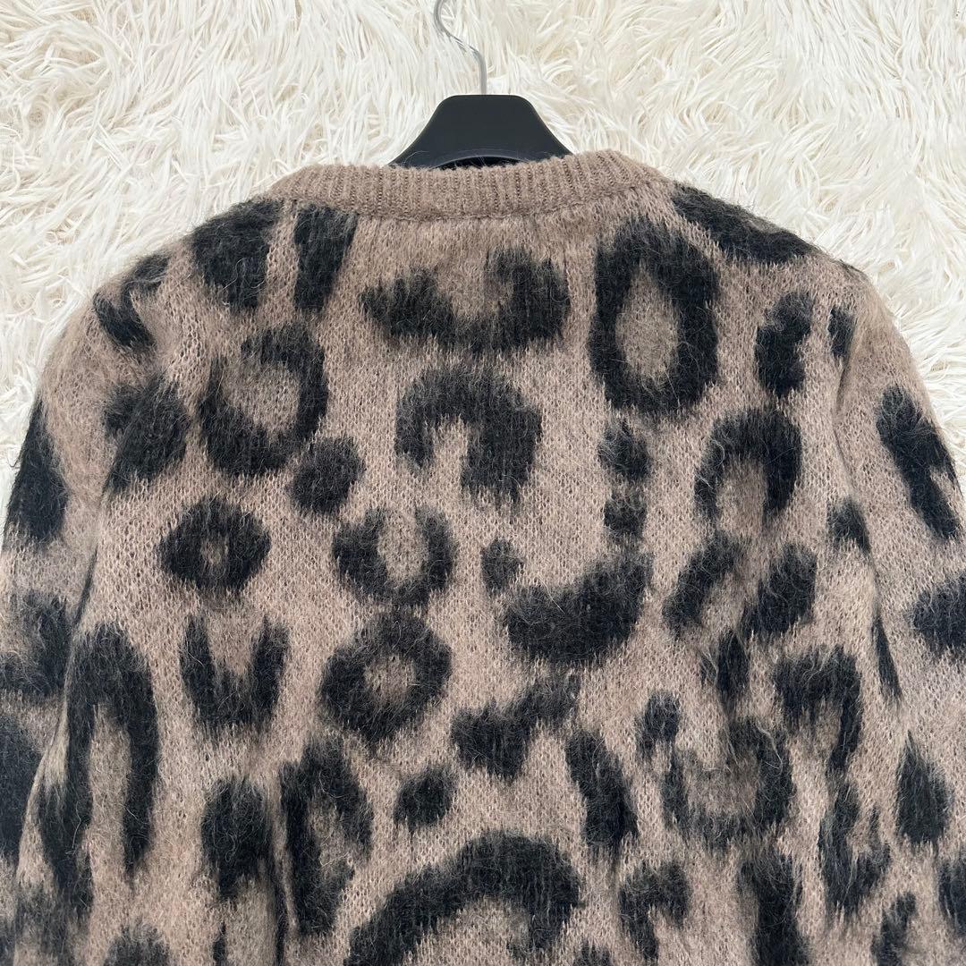 美品✨️マックスアンドコー 2022年 モヘア混 レオパード柄 ニット S~M相当