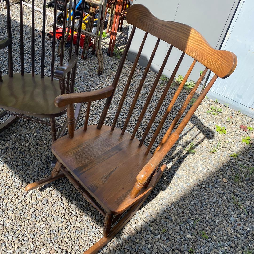 木製ロッキングチェア 2脚セット　まとめ