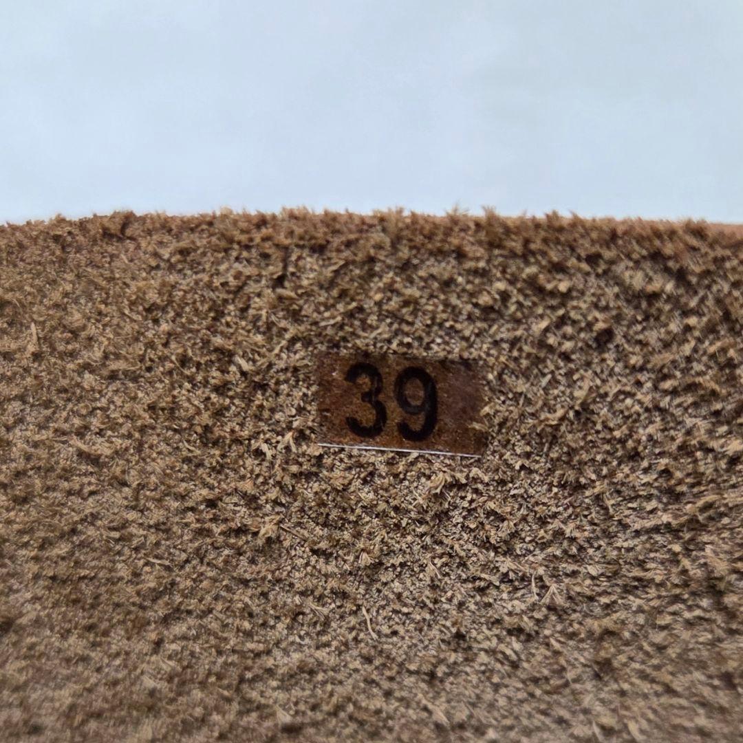 【新品未使用】Koos コース ミドルブーツ 本革 ライトブラウン 24.5