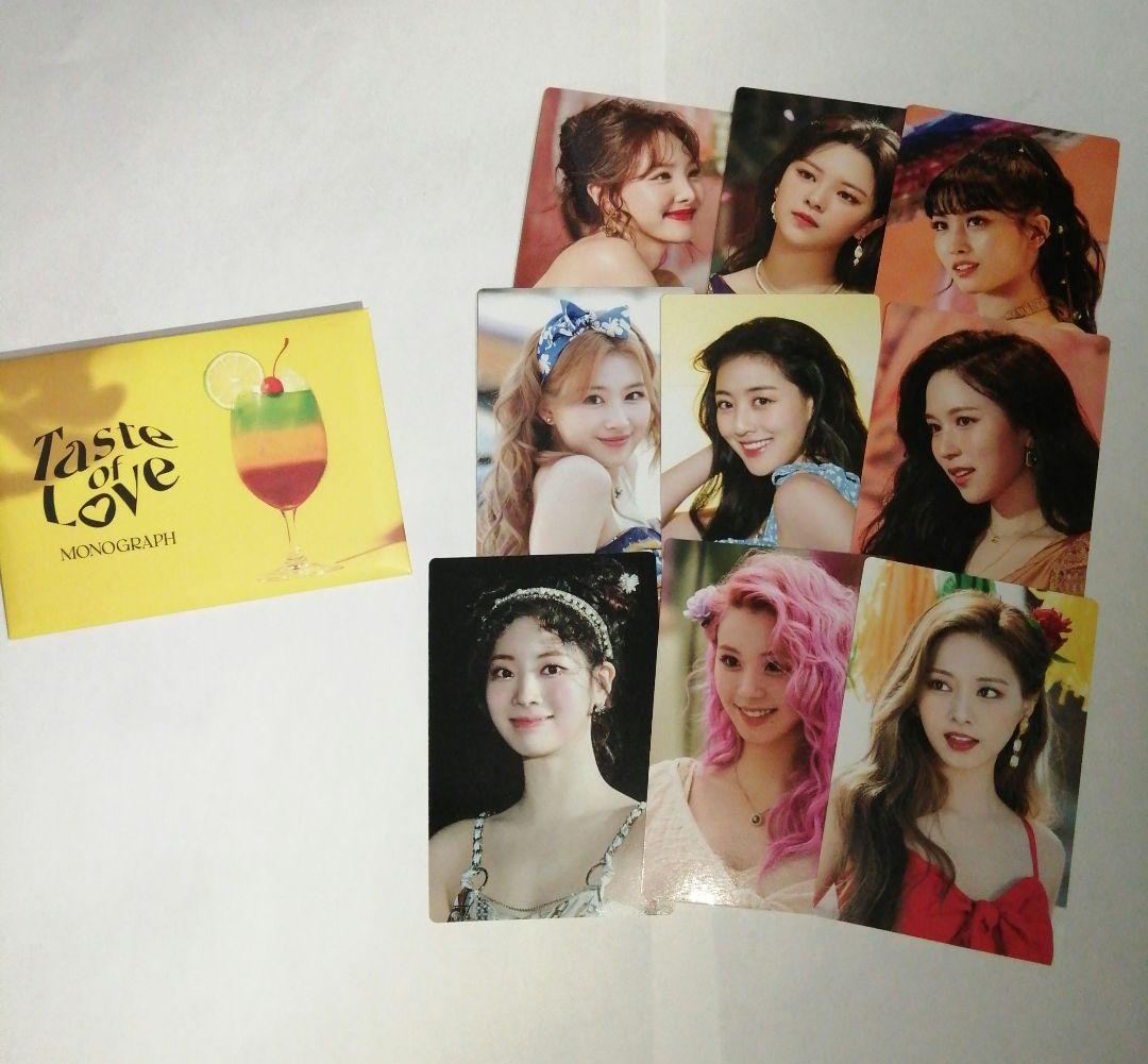 TWICE taste of love MONOGRAPH トレカ コンプリート