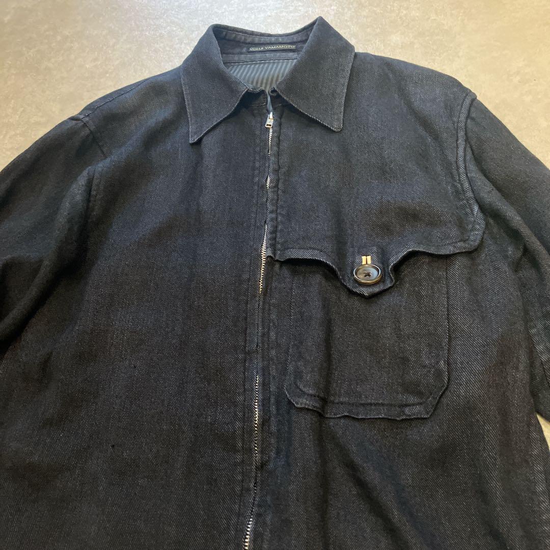 【93AW】Y's for men、ジップブルゾンコート、4サイズ