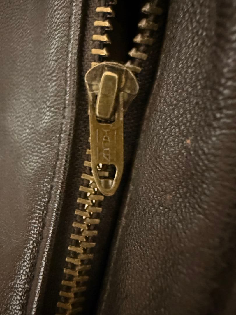 【えいごー】70S L.L.Bean ゴートスキン A-2 レザー