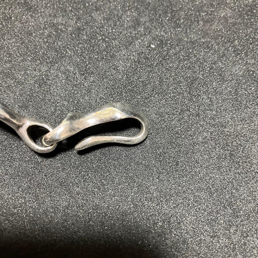 シルバー925 チェーンブレスレット ブラックスター