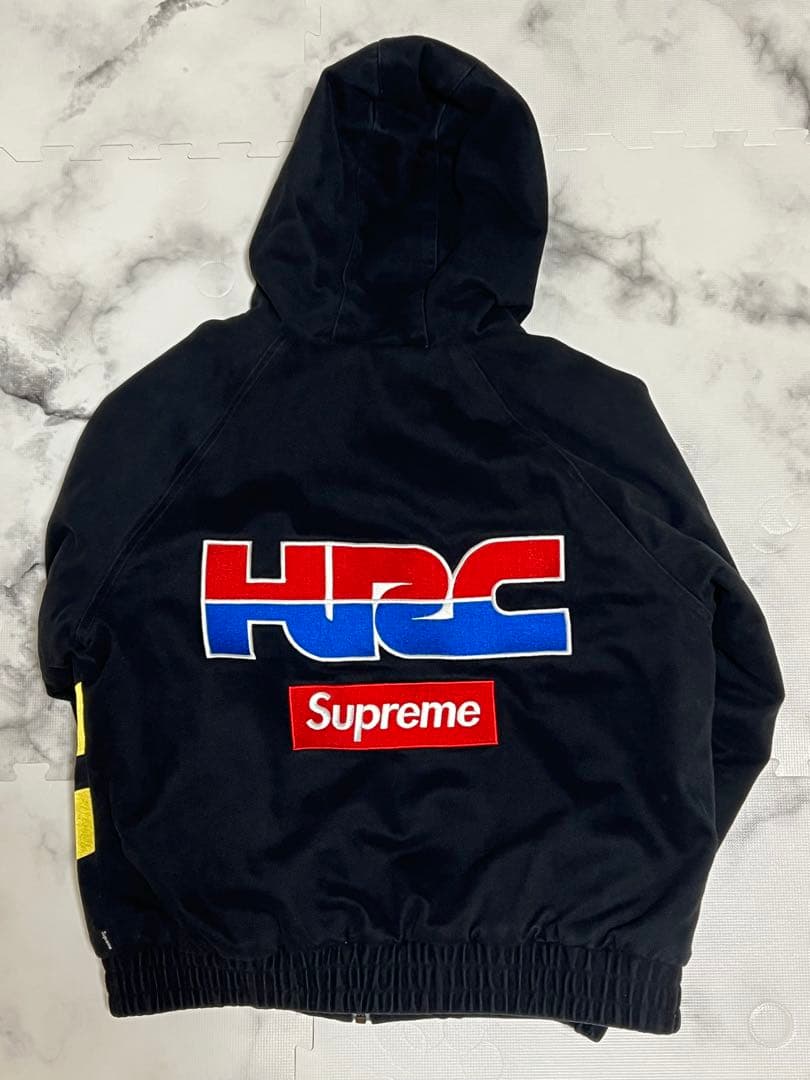 超美品Supreme Honda Fox Racing Puffy Jacket