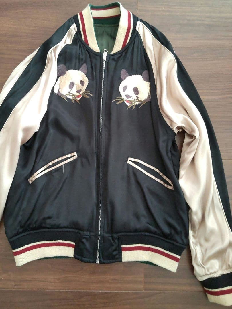 最終お値下げ【新品】スカジャン 藤娘/龍/パンダ リバーシブル