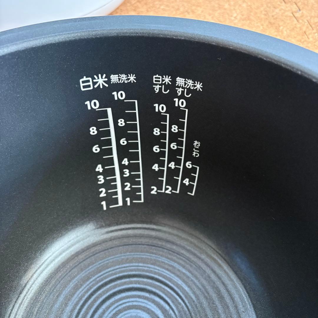 【良品】TOSHIBA RC-18VQL 10合 真空圧力IH ジャー炊飯器