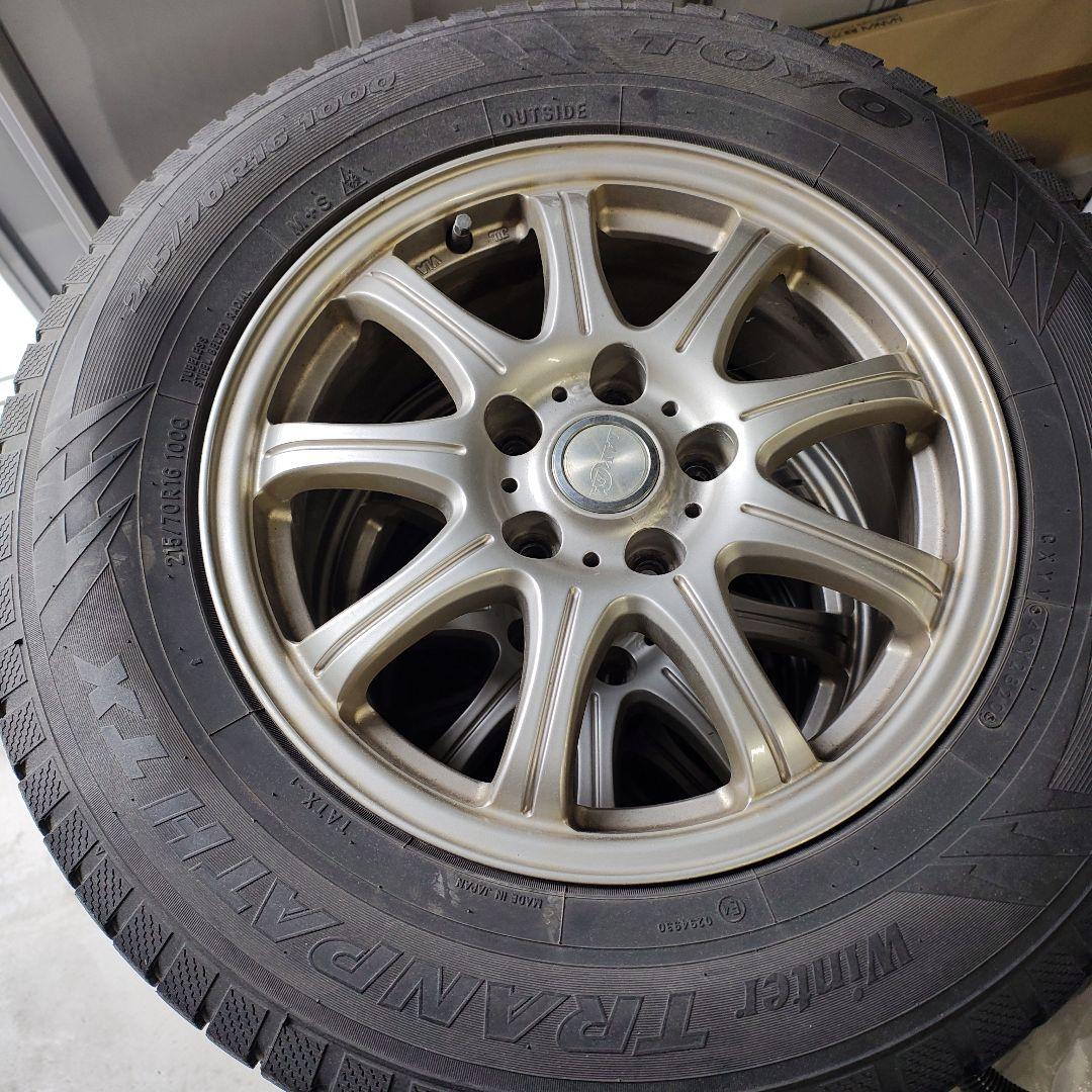 デリカD5 スタッドレス TOYO 216/70R16 20年
