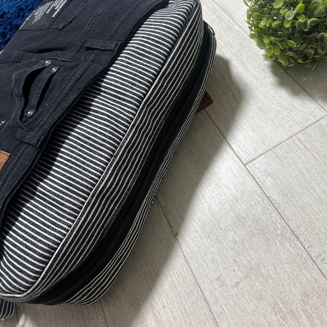 BIGショルダーバッグ　２点　デニムリメイク　ハンドメイド