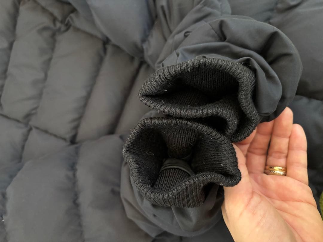 INDIVIインディヴィ★ショートダウンジャケット★ブラック40