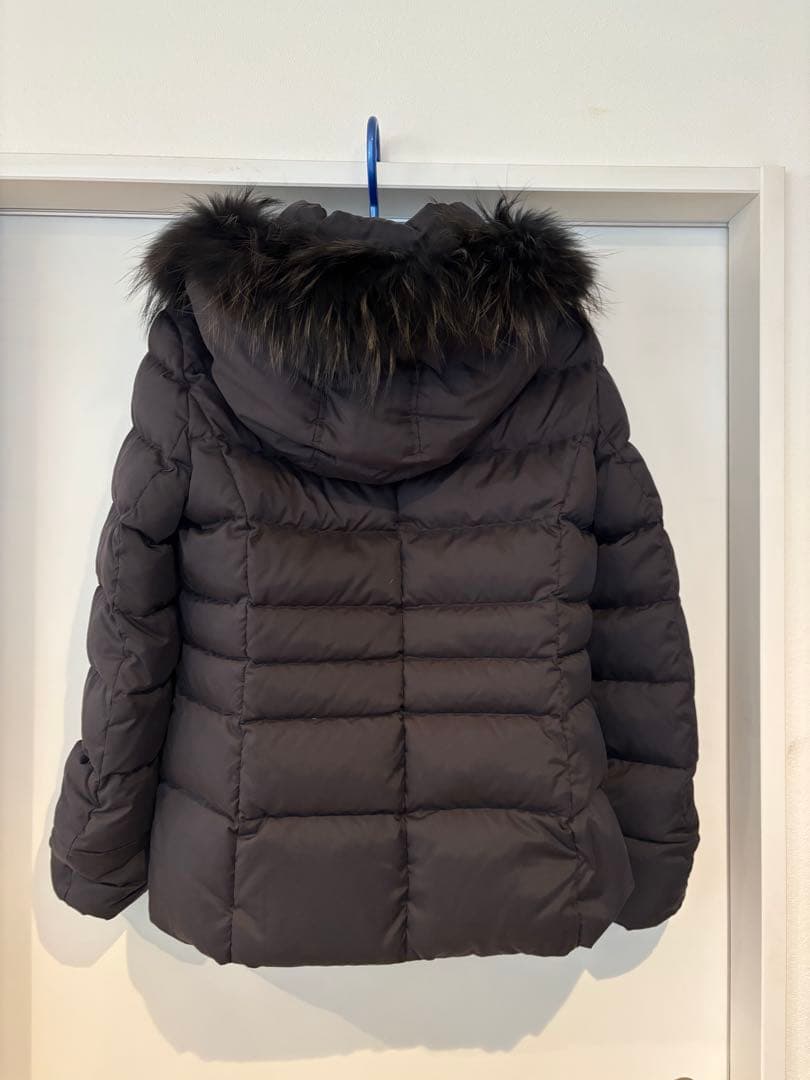 INDIVIインディヴィ★ショートダウンジャケット★ブラック40