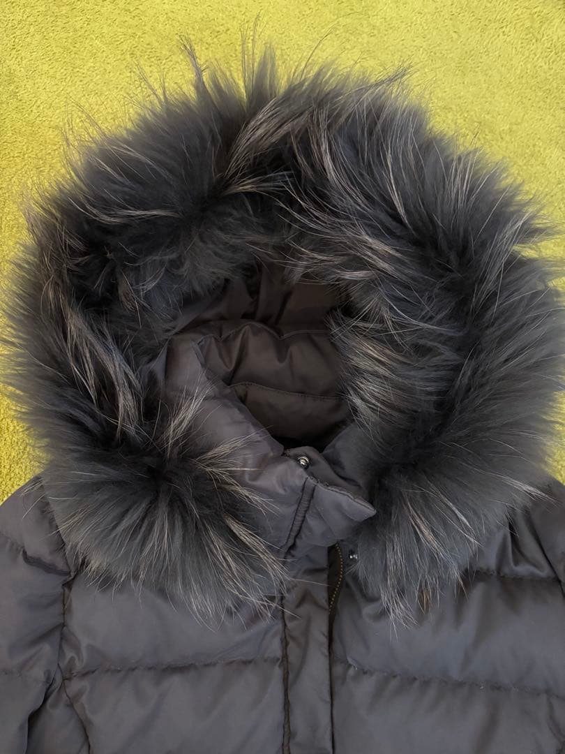 INDIVIインディヴィ★ショートダウンジャケット★ブラック40