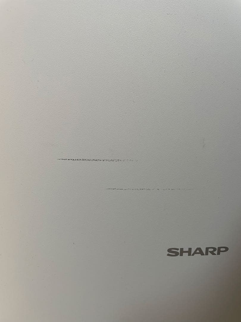 SHARP 空気清浄機 表面に傷あり