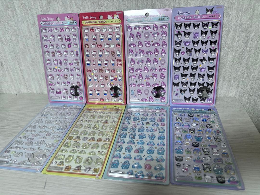 【正規品】サンリオボンボンドロップシールミニ 全8種