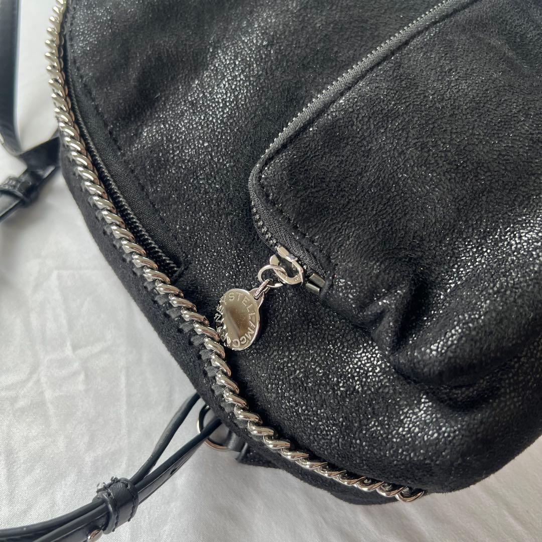 ゆ【Stella McCartney】ファラベラミニバックパック ブラック